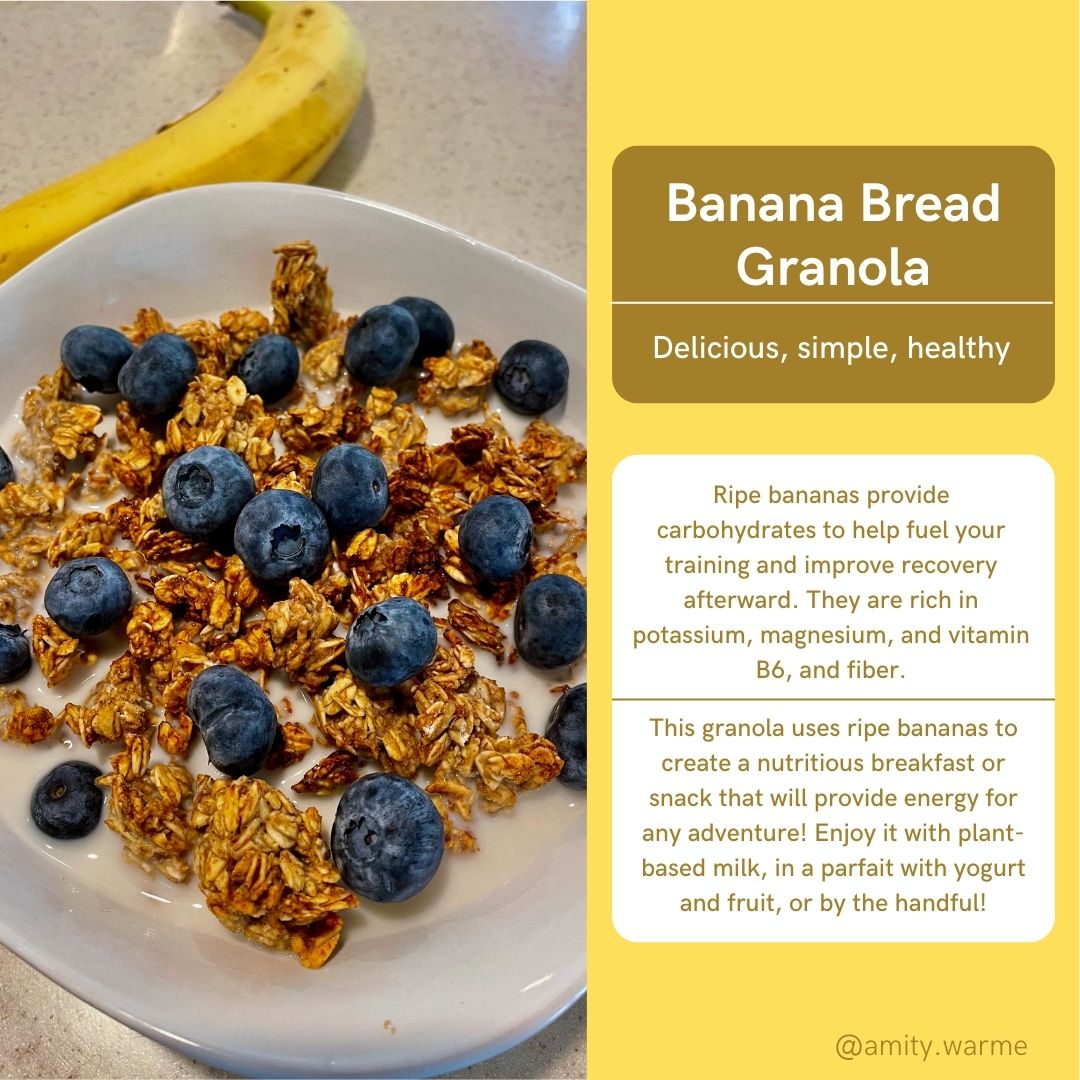 Banana Bread Granola Recipe