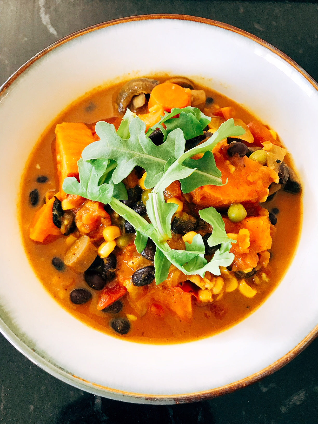 Curried Coconut Vegetable Medley, By Athlete Emanuela Bandol