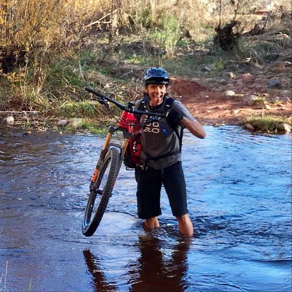 Crossing Oak Creek in Sedona