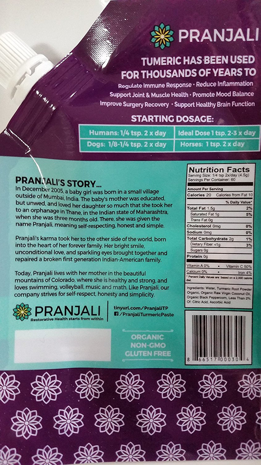 Pranjali 200 mL Turmeric Paste - Enduro Bites Sports Nutrition